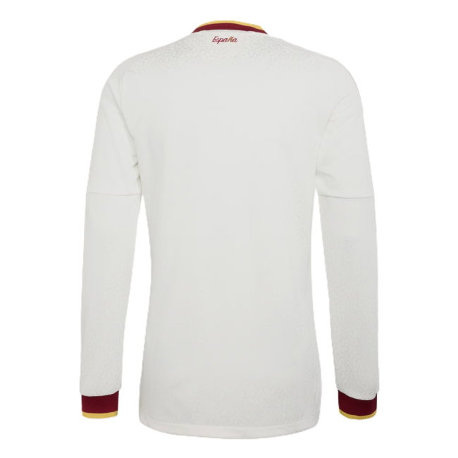 2026-2027 Spain Authentic Long Sleeves Away Shirt (Merino 6)-SoccerKits Hub | Buy Soccer Jerseys Online